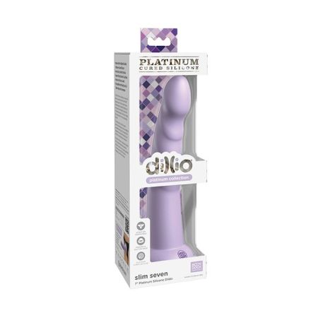 Dillio Platinum Slim Seven Silicone Dildo